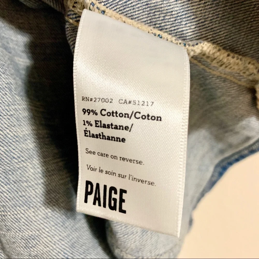 PAIGE Denim Embellished Vest vintage - Picture 7 of 8